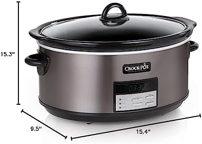 8 Quart Programmable Slow Cooker with Auto Warm - Curated Catalog W5