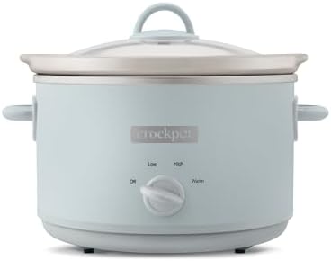 4.5 Quart Manual Slow Cooker – Macaroon Blue - Curated Catalog S6