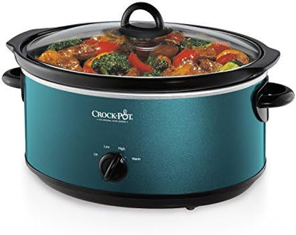 7 Quart Manual Slow Cooker – Turquoise - Curated Catalog G2