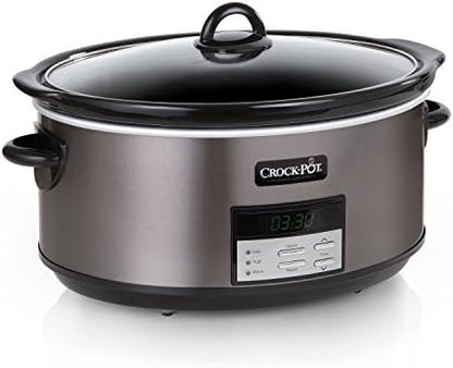 8 Quart Programmable Slow Cooker with Auto Warm - Curated Catalog W5