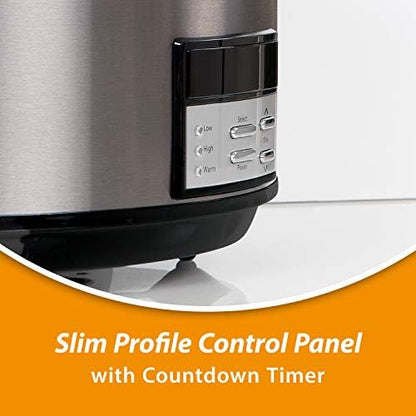 8 Quart Programmable Slow Cooker with Auto Warm - Curated Catalog W5