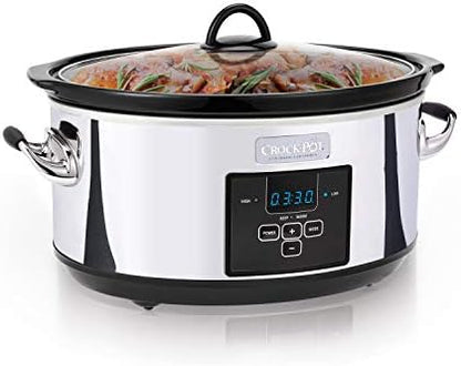 7 Quart Programmable Slow Cooker – Polished Platinum - Curated Catalog C3