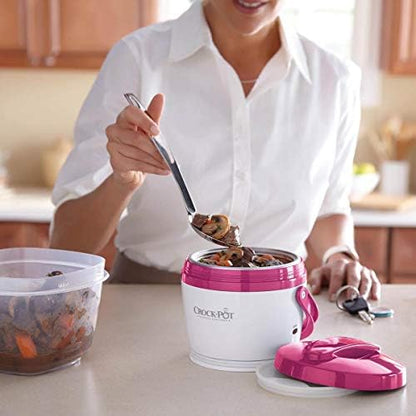 Lunch Crock Portable Food Warmer 20oz – Pink - Curated Catalog D2