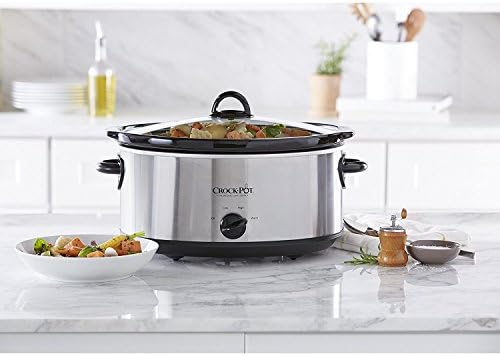 7 Quart Oval Manual Slow Cooker – Stainless Steel - Curated Catalog N9