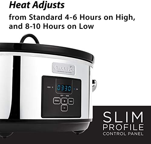7 Quart Programmable Slow Cooker – Polished Platinum - Curated Catalog C3