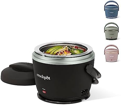 Electric Lunch Box Food Warmer 20oz – Black - Curated Catalog B2
