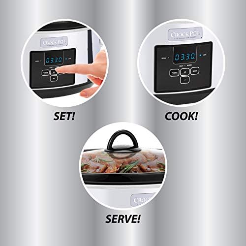 7 Quart Programmable Slow Cooker – Polished Platinum - Curated Catalog C3