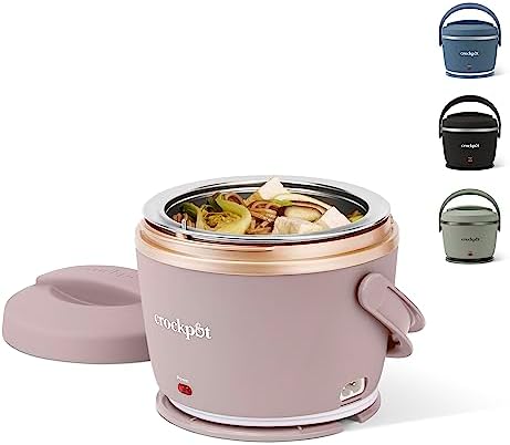 Electric Lunch Box Food Warmer 20oz – Blush Pink - Curated Catalog I3