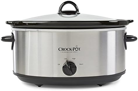 7 Quart Oval Manual Slow Cooker – Stainless Steel - Curated Catalog N9