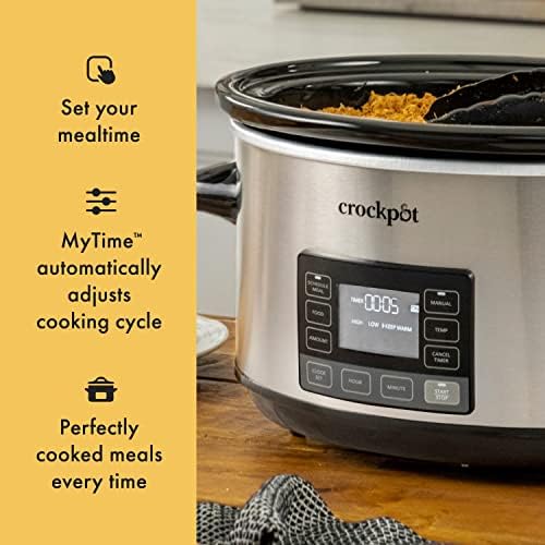 7 Quart Portable Programmable Slow Cooker with Timer - Curated Catalog D3