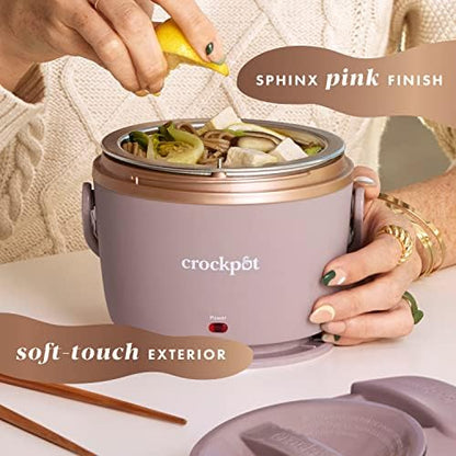 Electric Lunch Box Food Warmer 20oz – Blush Pink - Curated Catalog I3