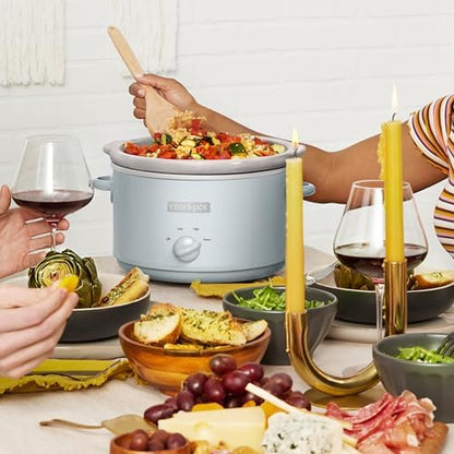 4.5 Quart Manual Slow Cooker – Macaroon Blue - Curated Catalog S6