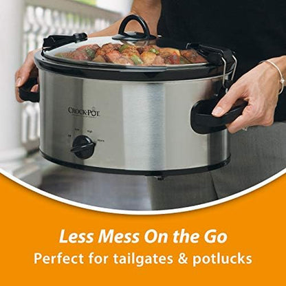 Cook & Carry 6 Quart Portable Slow Cooker - Curated Catalog M8