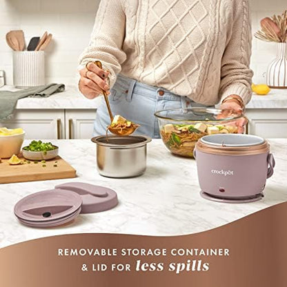 Electric Lunch Box Food Warmer 20oz – Blush Pink - Curated Catalog I3