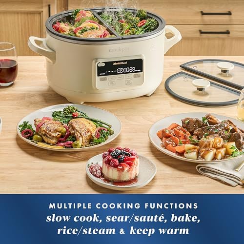 MultiMeal Multicooker with Programmable Slow Cooker - Curated Catalog B0