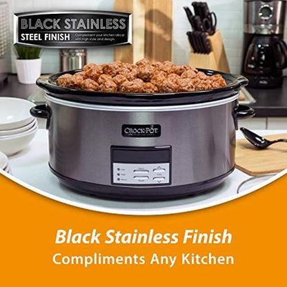 8 Quart Programmable Slow Cooker with Auto Warm - Curated Catalog W5