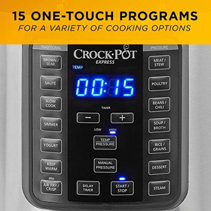 Express Crisp 8 Quart 10-in-1 Pressure Cooker - Curated Catalog B5