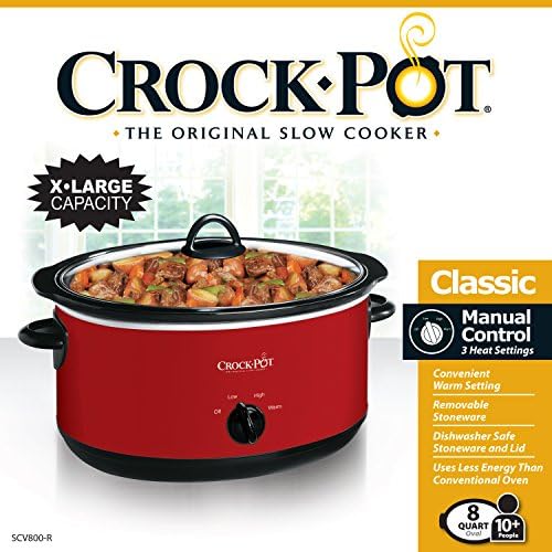 Express Crock 8 Quart Programmable Slow Cooker - Curated Catalog E2