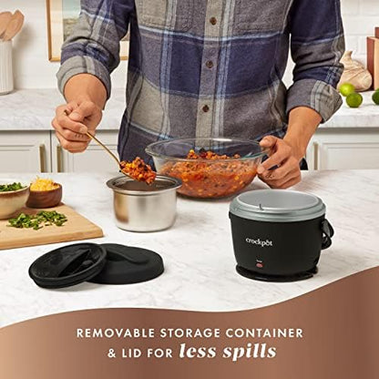 Electric Lunch Box Food Warmer 20oz – Black - Curated Catalog B2