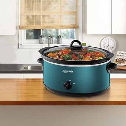 7 Quart Manual Slow Cooker – Turquoise - Curated Catalog C8