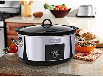 7 Quart Programmable Slow Cooker – Polished Platinum - Curated Catalog C3