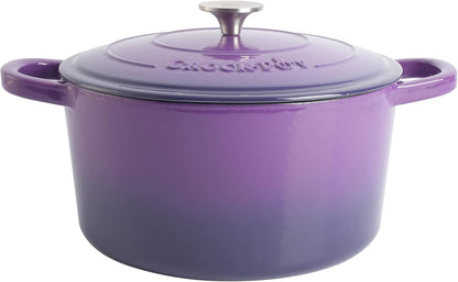 3 Quart Enameled Cast Iron Dutch Oven – Aqua - Curated Catalog H7