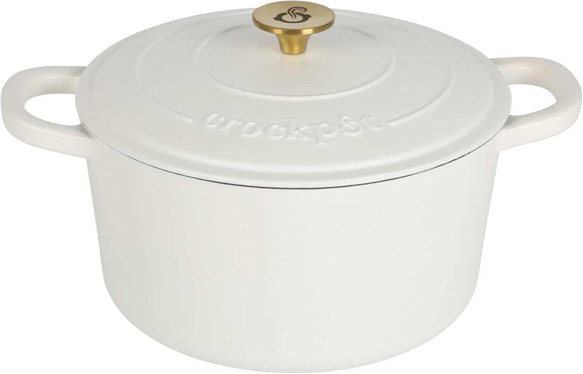 3 Quart Enameled Cast Iron Dutch Oven – Aqua - Curated Catalog H7