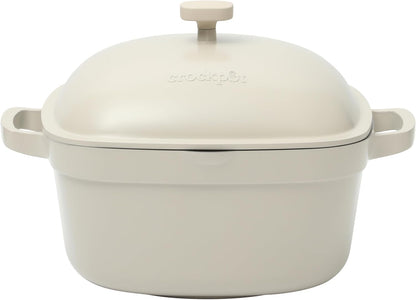 3 Quart Enameled Cast Iron Dutch Oven – Aqua - Curated Catalog H7