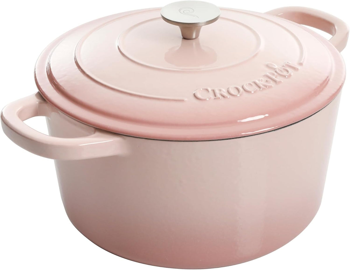 3 Quart Enameled Cast Iron Dutch Oven – Aqua - Curated Catalog H7