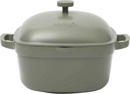 3 Quart Enameled Cast Iron Dutch Oven – Aqua - Curated Catalog H7