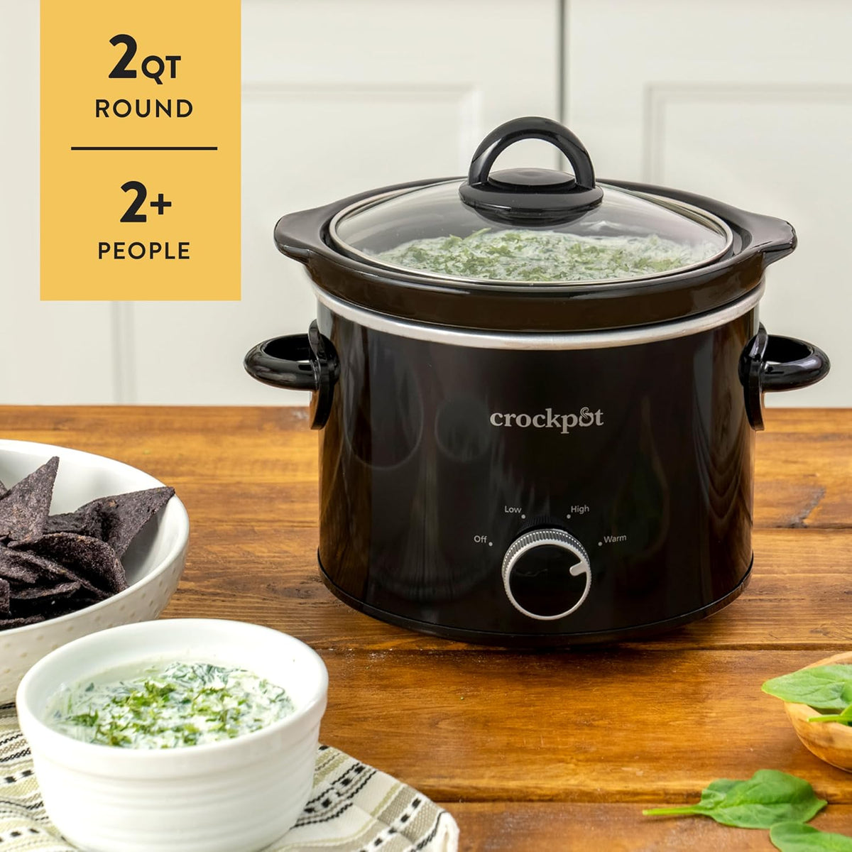 2 Quart Mini Slow Cooker – Classic Compact Cooker - Curated Catalog O8
