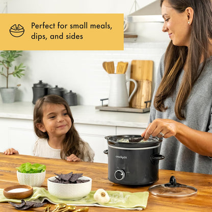 2 Quart Mini Slow Cooker – Classic Compact Cooker - Curated Catalog O8